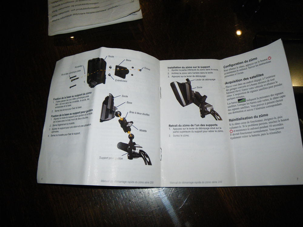 GPS GARMIN ZUMO pour MOTO Audio et hifi
