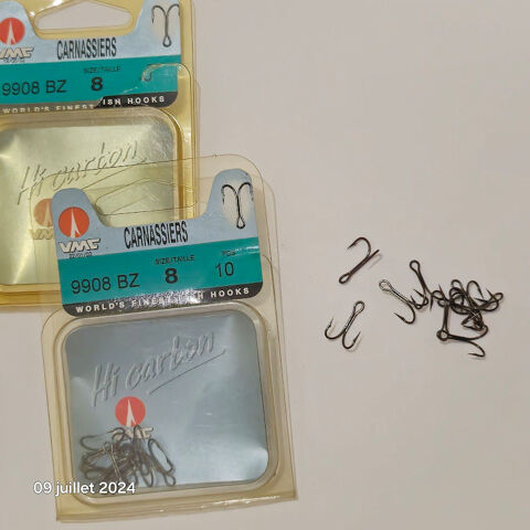 Hamecon Double Carnassier Vmc Limerick 90 9908, lot de 20 h 7 Guret (23)