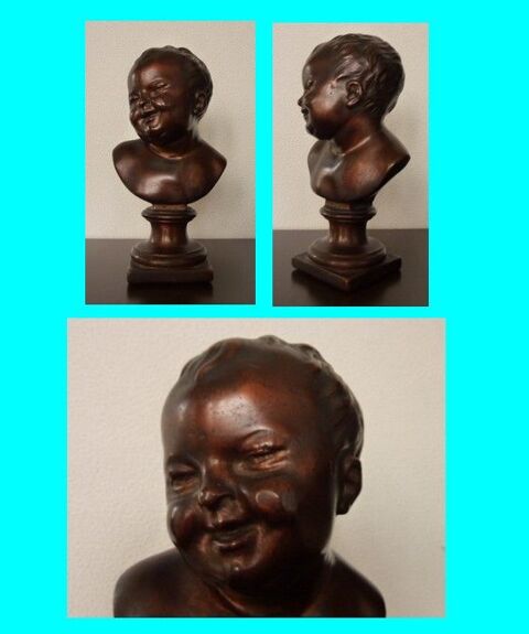 buste bronze    jean qui rit .   150 Soissons (02)