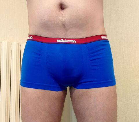 Boxer bleu seamless aussieBum taille S 10 Bourg-Blanc (29)