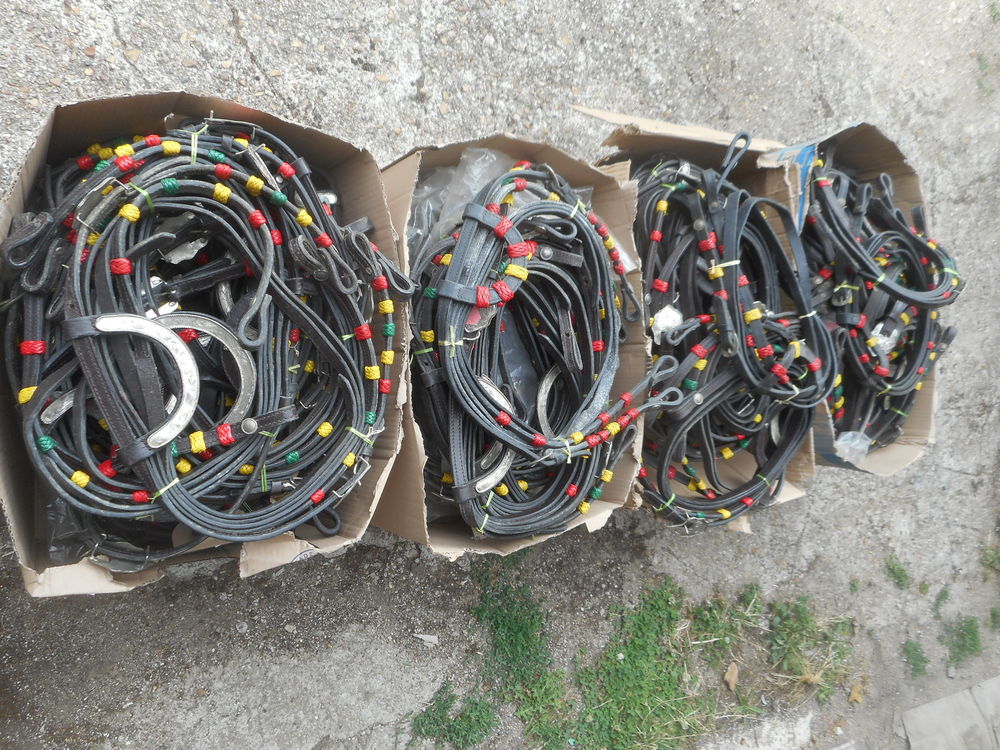 &eacute;quitation 92 pi&egrave;ces de r&ecirc;nes a tressages faire prix Sports