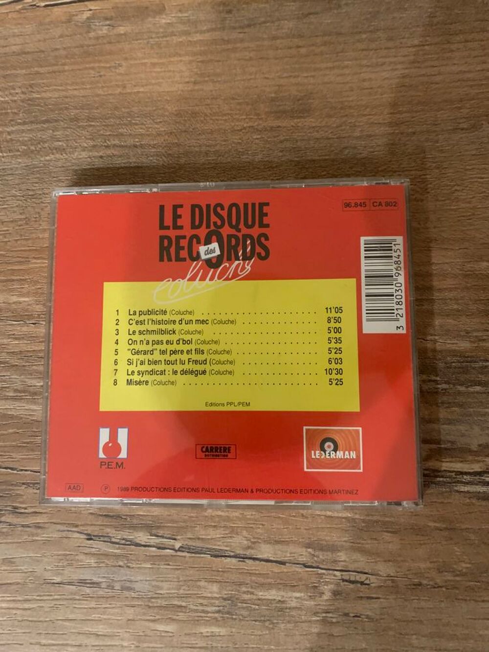 CD Coluche &acute;&acute; Le disque des records &acute;&acute; CD et vinyles