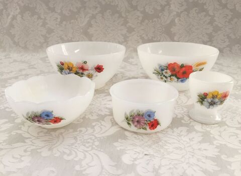 ART DE LA TABLE VINTAGE 1970 OPALINE ARCOPAL FRANCE 19 Marseille 11 (13)