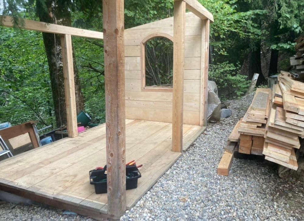 Abri de jardin/Mazot savoyard en bois massif ? tr&egrave;s bon &eacute;tat Jardin