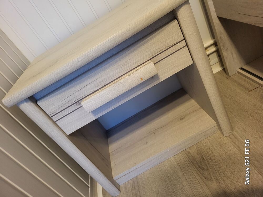 Chambre enfant grise blanchi Meubles