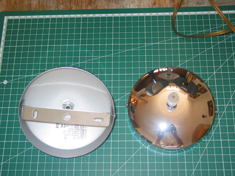 pi&egrave;ce de lampe 1 PAVILLON ROSACE SUPPORT DE LUSTRE CHROME DI Décoration