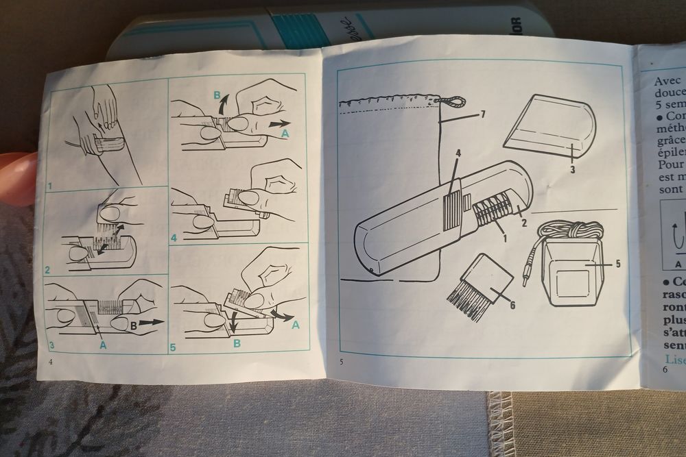 EPILATEUR "CARESSE" de "CALOR" + TROUSSE DE TRANSPORT Electrom�nager