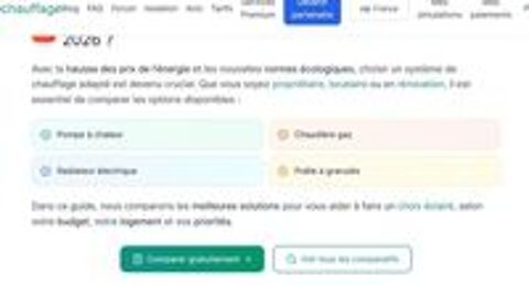   Aide pour choisir un chauffage économique 
