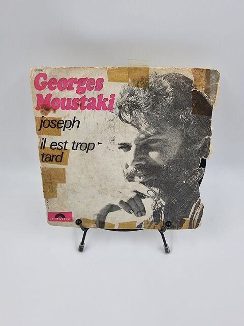 Vinyle 45 tours Georges Moustaki : Joseph / Il est Trop Tard 1 Vulbens (74)