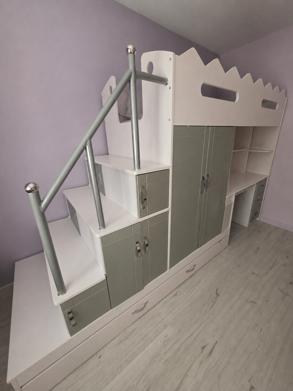 Lit combin&eacute; Ado meubelco avec notice Mobilier enfants
