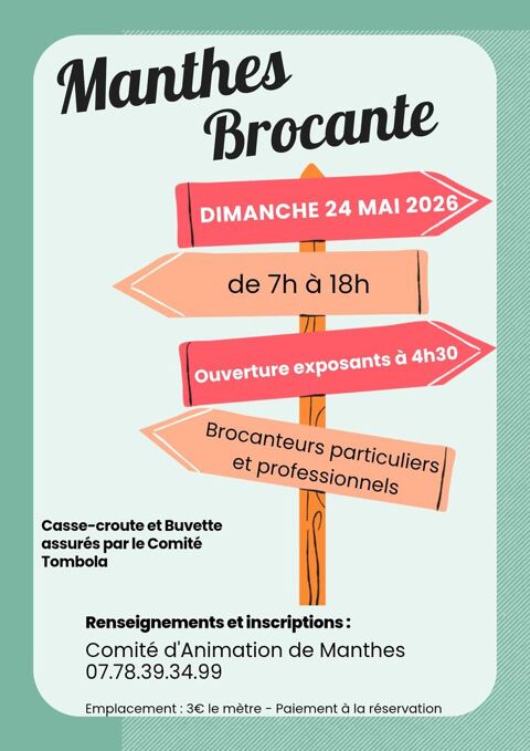 31�me BROCANTE de MANTHES 0 Manthes (26)