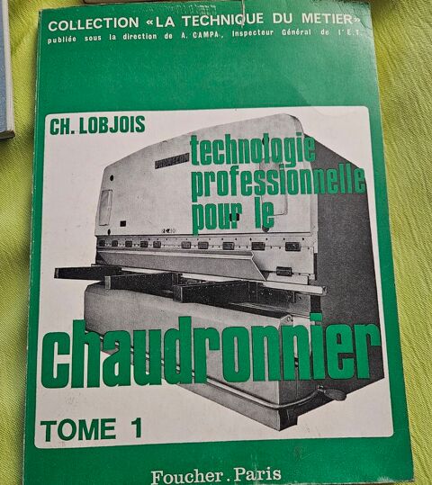 3 livres Technologie Professionnelle Pour le Chaudronnier
60 Dourdan (91)