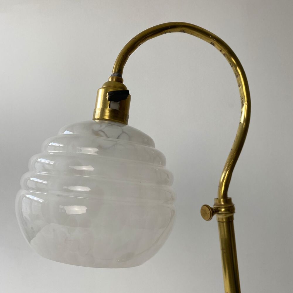 ANCIENNE LAMPE DE BUREAU COL DE CYGNE VINTAGE 
Décoration