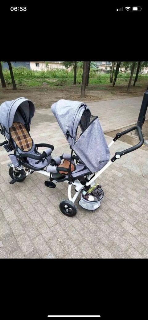 Poussette double Graco avec cosy