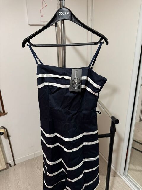 ? Robe Rinascimento ? Bleu marine & blanc rayé ? NEUVE 145 Précy-sur-Oise (60)