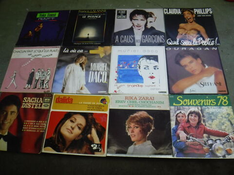 Vinyles disques 45T - Variétés Françaises. (61 à 84) 0 Villeneuve-le-Roi (94)