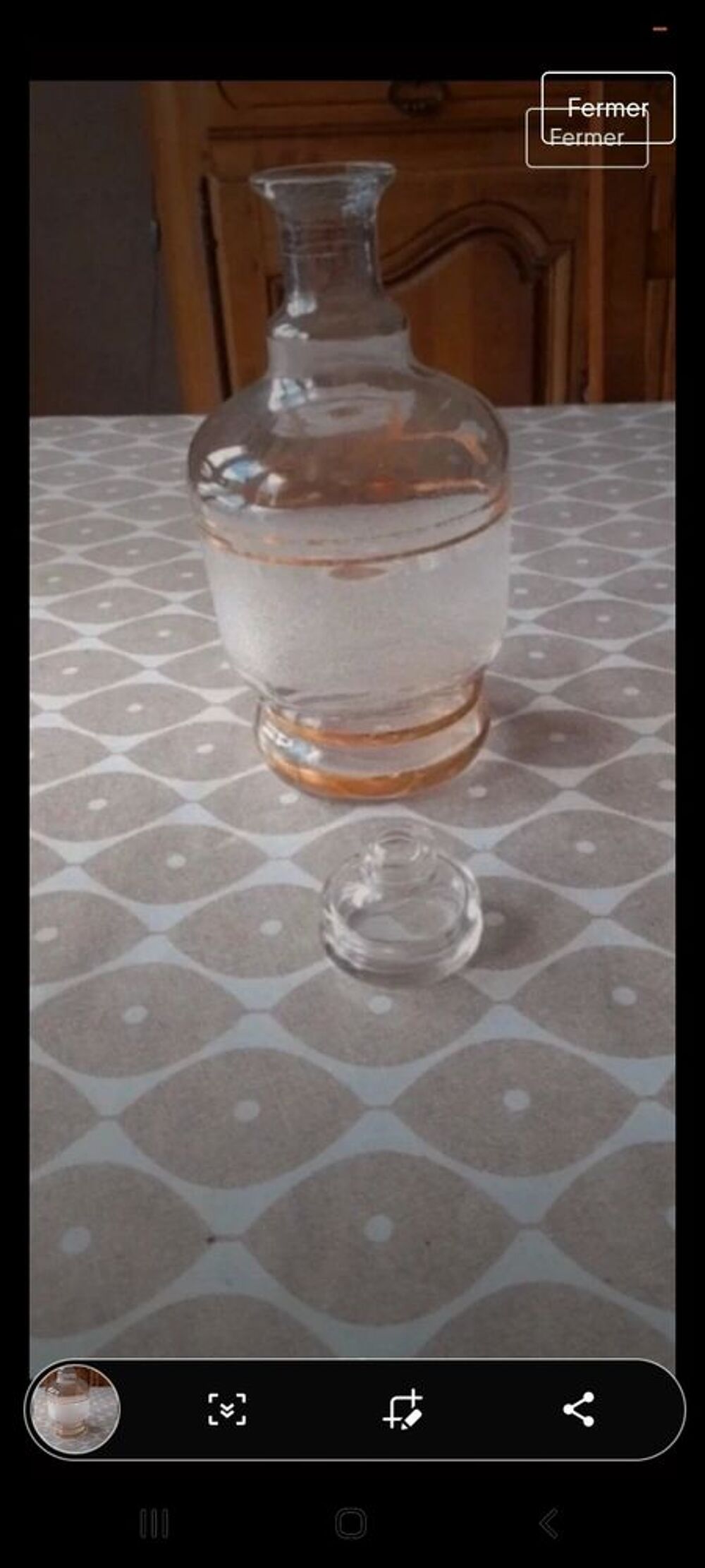 ancienne carafe Décoration