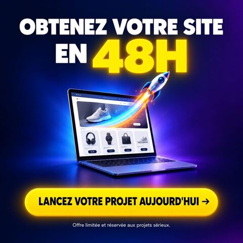 Obtenez votre site ou boutique en ligne en 48H 0 75001 Paris