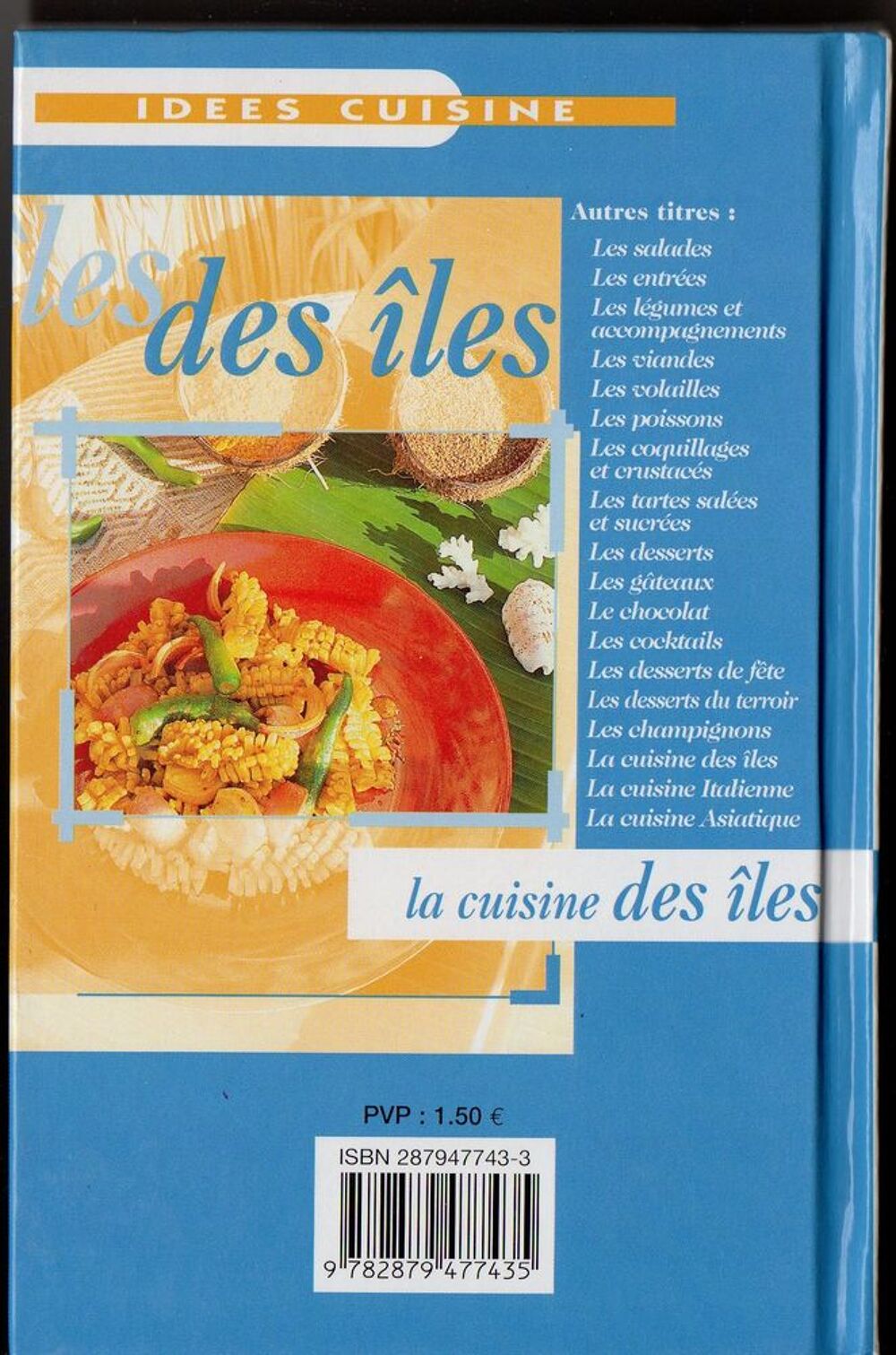 La cuisine des iles - Piccolia Livres et BD