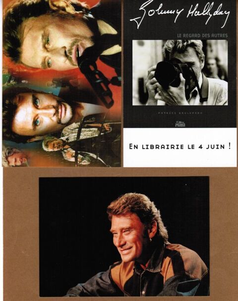 Lot 3 cartes Johnny Hallyday 5 Castelnaudary (11)
