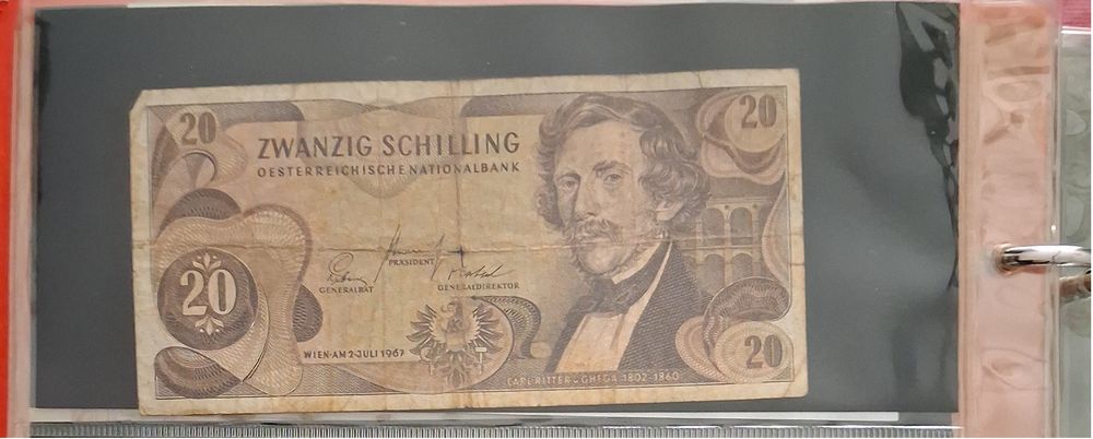 Lot de billets autrichiens 