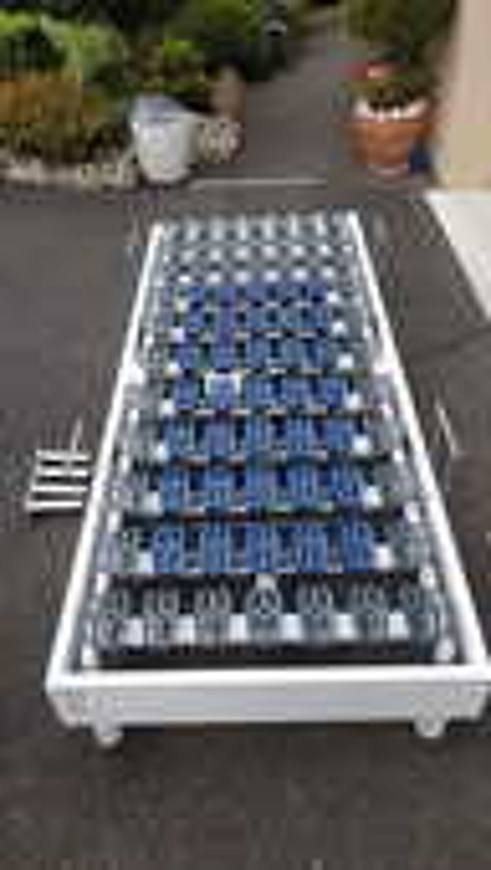 Lit 80x200 cm relaxant &eacute;lectrique haut de gamme Meubles