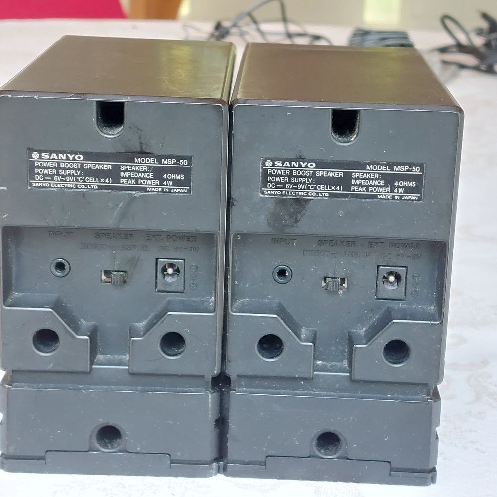 mini enceintes SANYO DIGITAL MSP 50 Audio et hifi