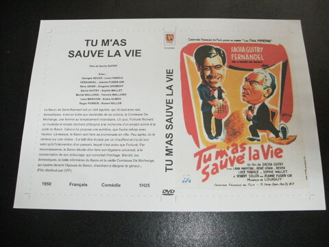 Film :   Tu m'as sauve la vie   35 Saint-Médard-en-Jalles (33)