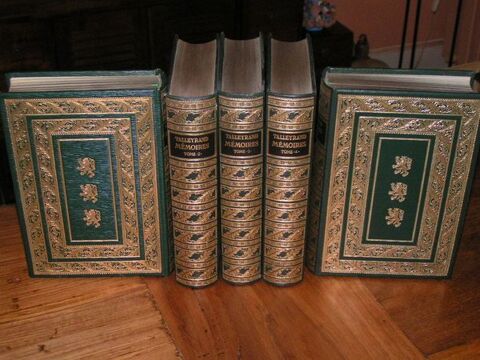 Mémoires de Talleyrand - 5 vol. Jean de Bonnot 95 Léguevin (31)