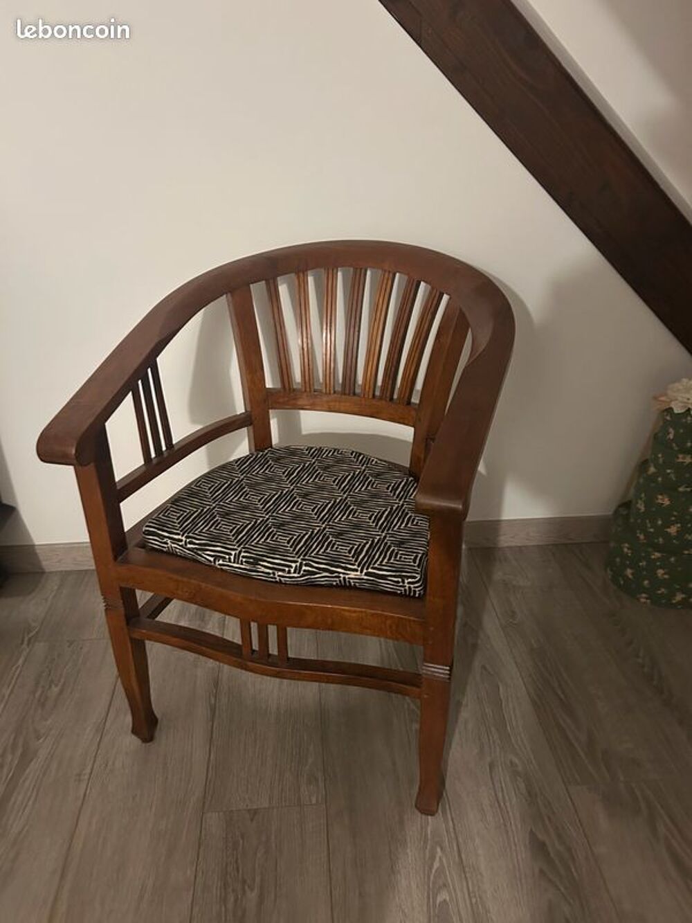 4 fauteuils colonial en teck massif Meubles