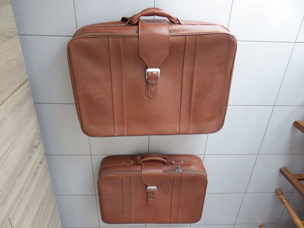 VALISES en CUIR Maroquinerie