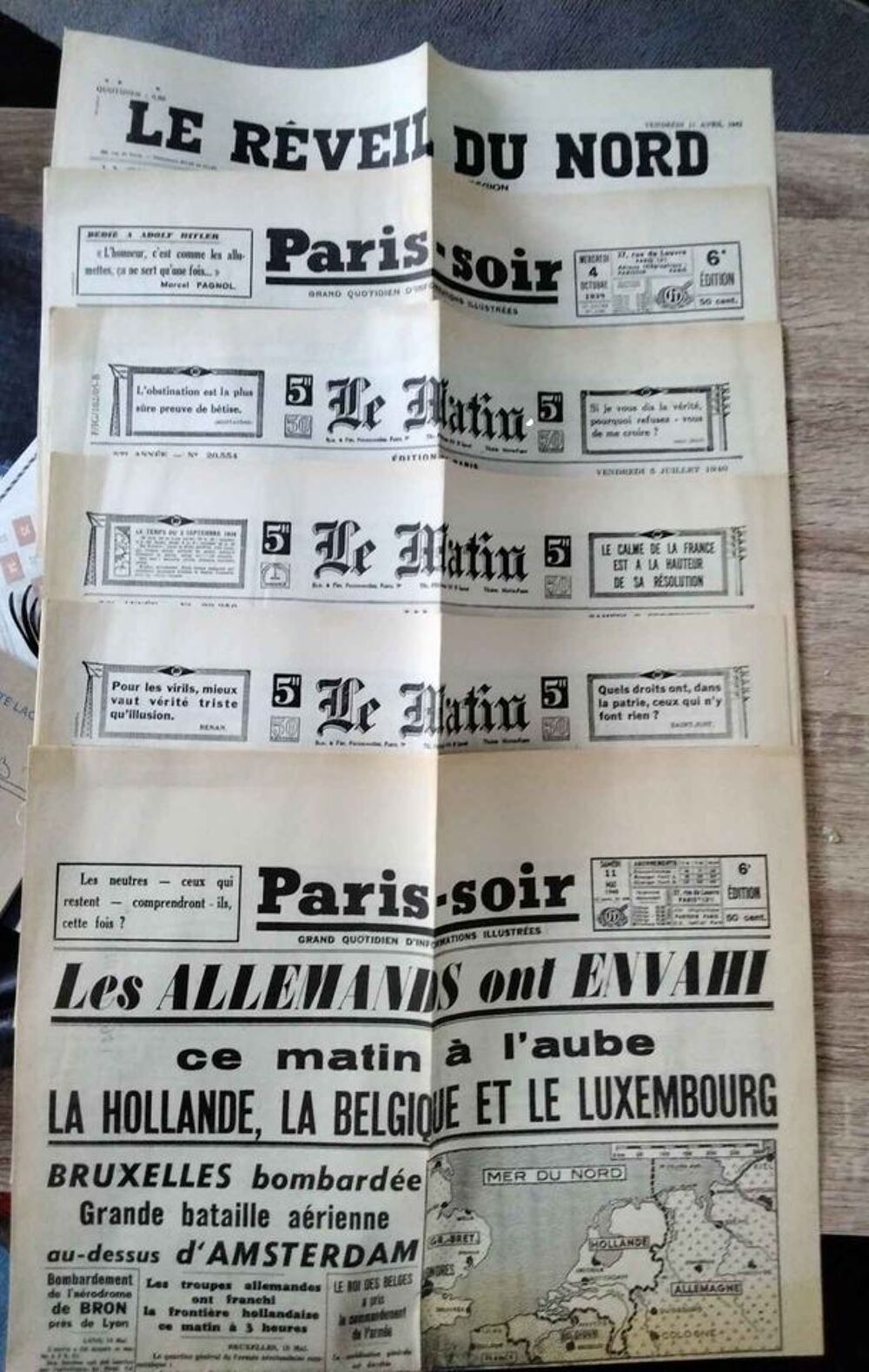 journaux FS an 39/40/41 