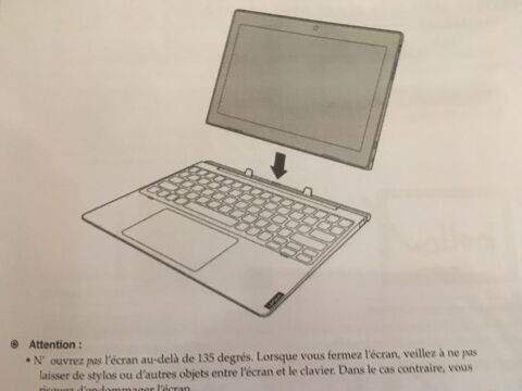 Ordinateur portable LENOVO avec sa tablette avec Windows 11 80 Saint-Marcel (27)