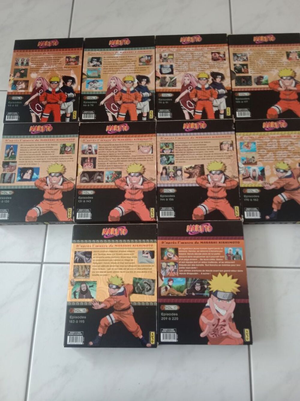 Naruto 10 coffrets dvd DVD et blu-ray