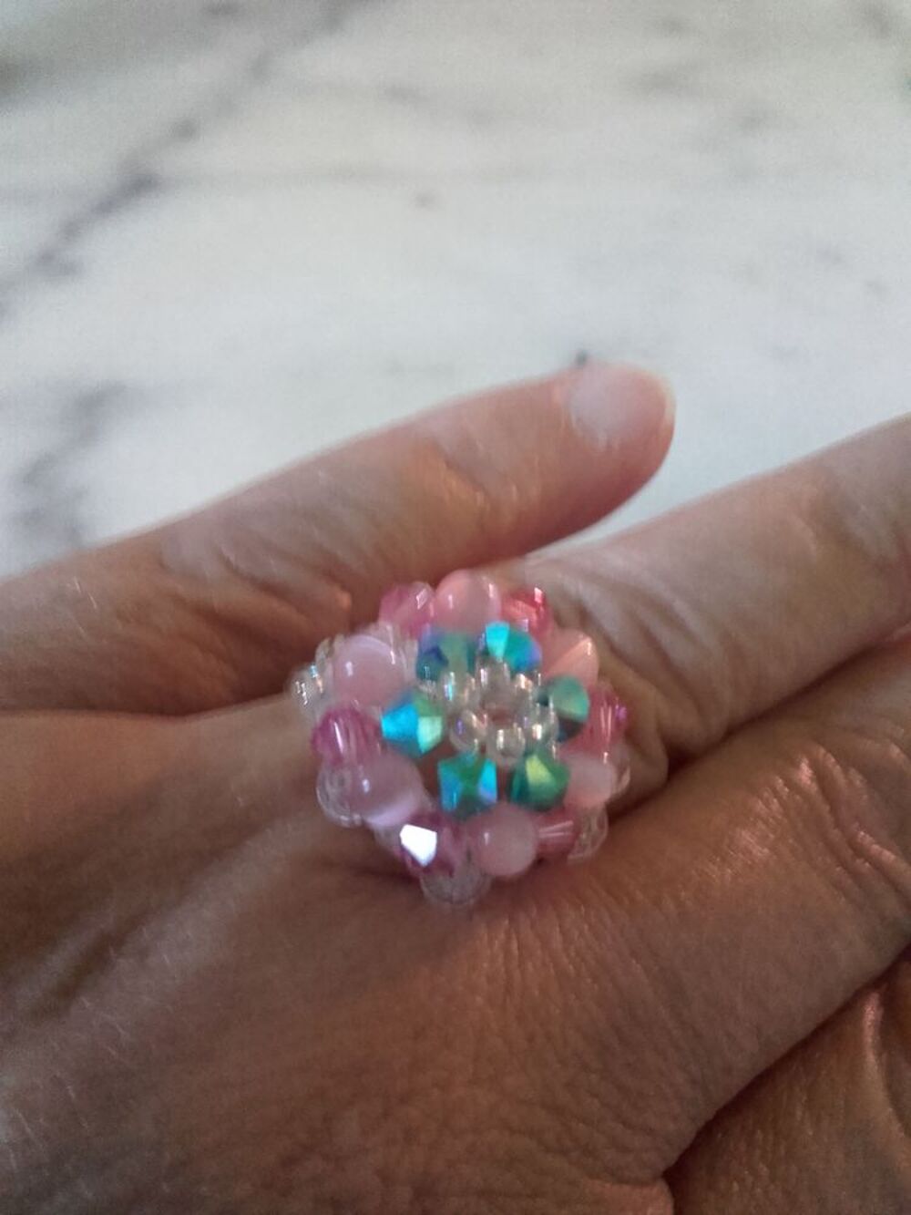 Bague artisanale T 58 Bijoux et montres