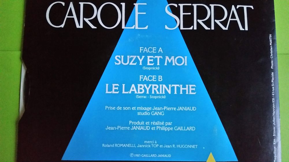 CAROLE SERRAT CD et vinyles