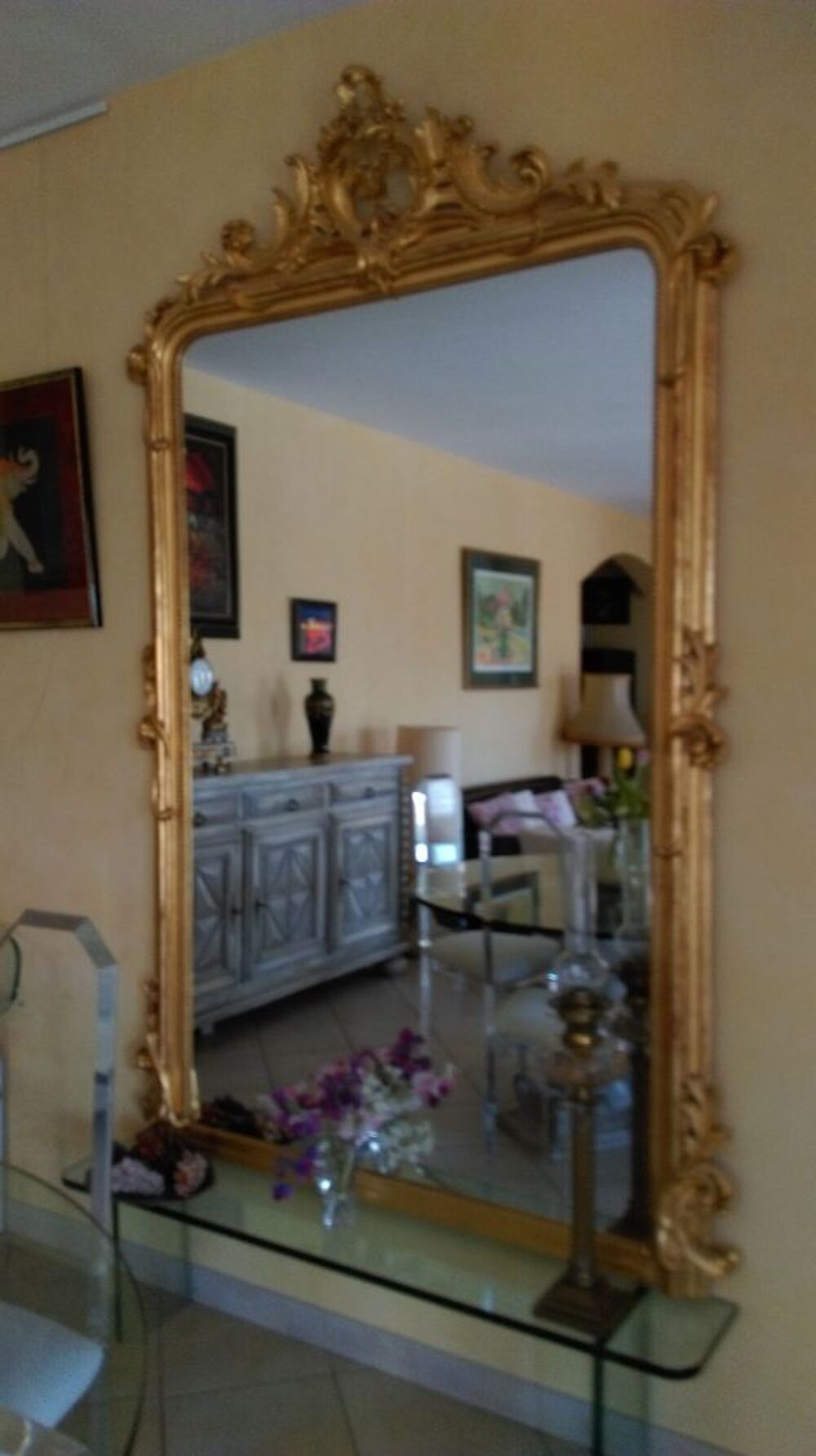 MIROIR ANCIEN EMPIRE Meubles