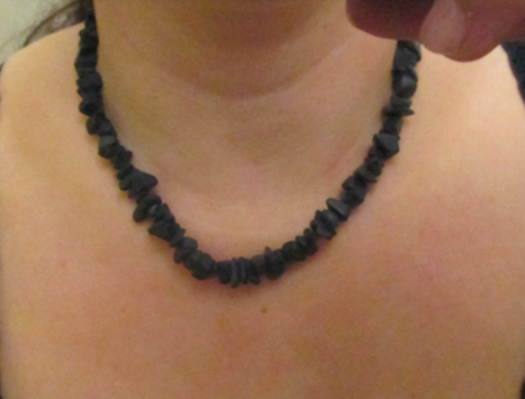 Collier en pierres d'hématite 5 Herblay (95)