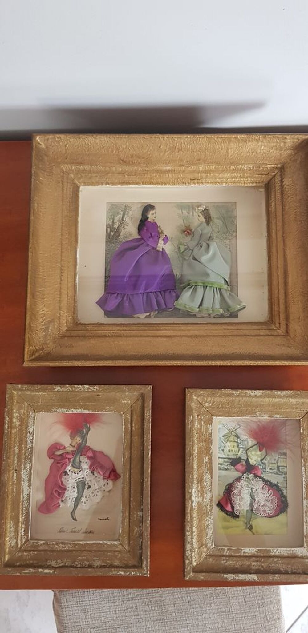 Tableaux anciens femmes bourgeoises Décoration