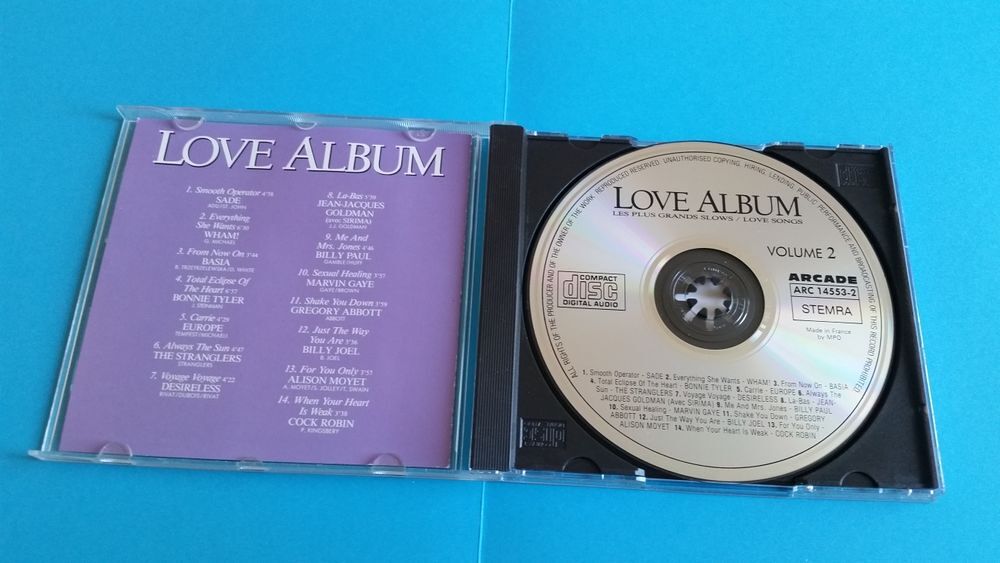 LOVE ALBUM VOL.2 * CD CD et vinyles