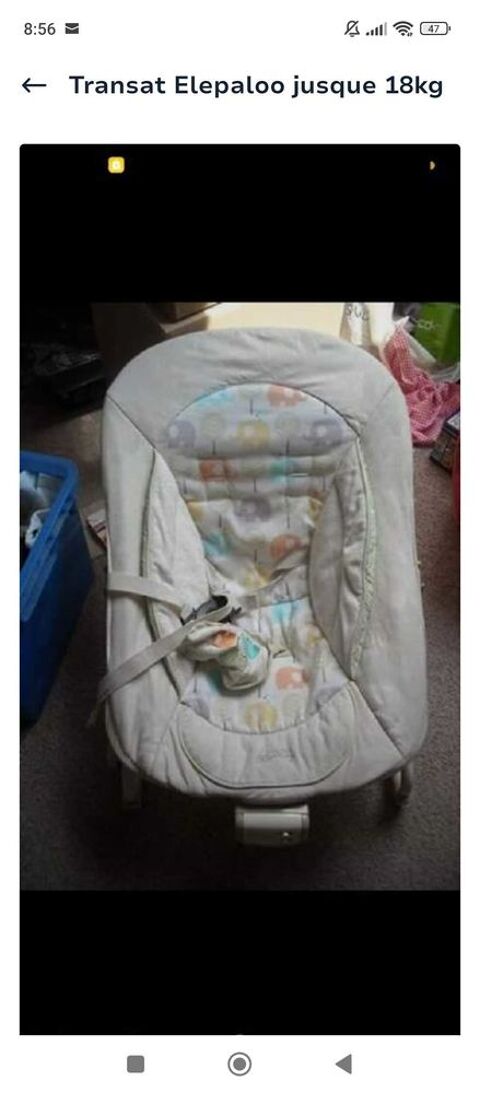 transat bébé solide 18kg max 16 Beuvry-la-Forêt (59)