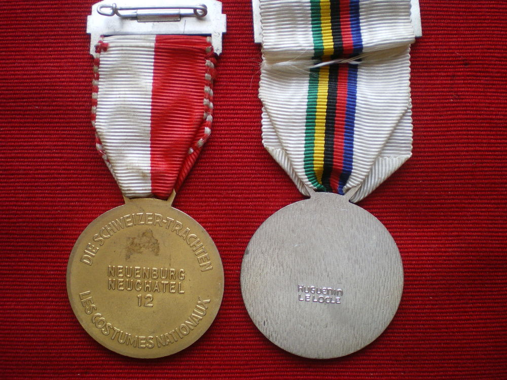 M&eacute;daille de Folklore et de Tir Suisse. 