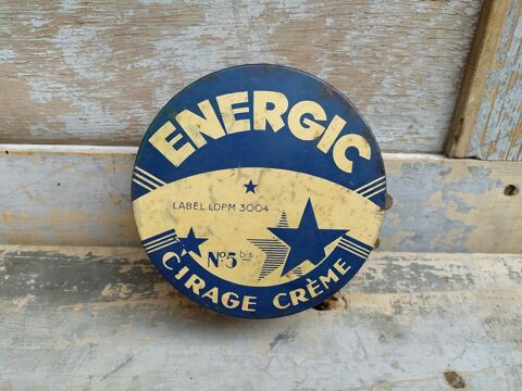 Ancienne Boite Publicitaire Cirage Energic N°5
24 Loches (37)