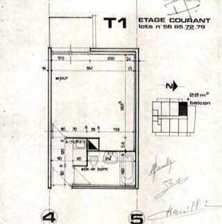  Appartement à vendre 1 pièce 21 m²