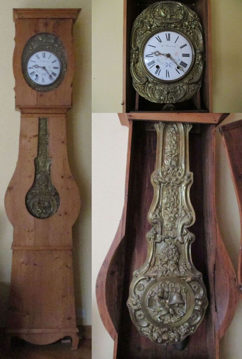 HORLOGE COMTOISE BALANCIER ANIME Décoration