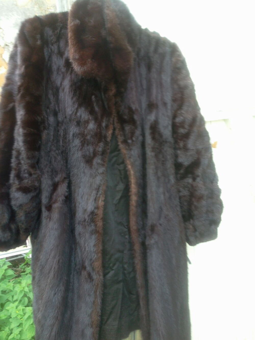 Manteau vison marron fonc&eacute; Vêtements