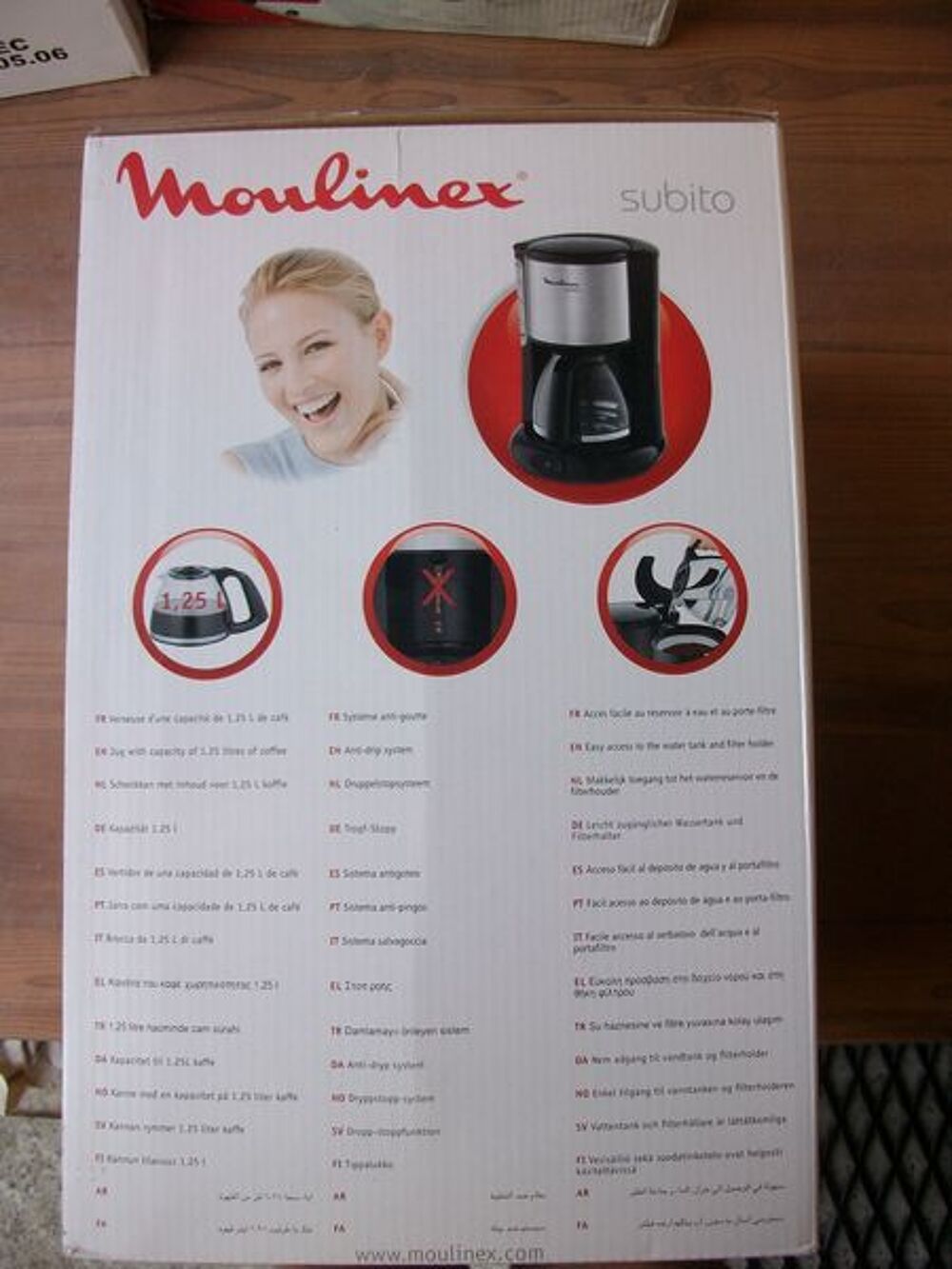 Machine &agrave; caf&eacute; Moulinex "Subito" Electroménager