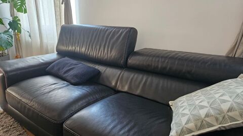 Canap� cuir 3 places 400 Nantes (44)