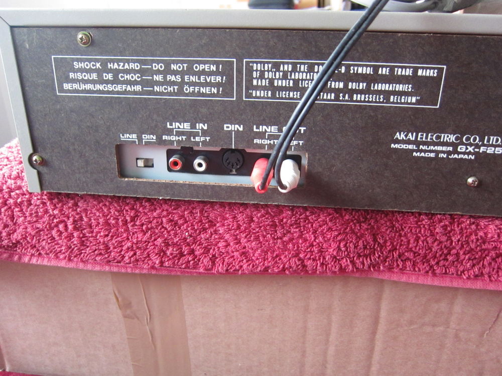 Platine cassette haut de gamme AKA&Iuml; GX-F25 Audio et hifi