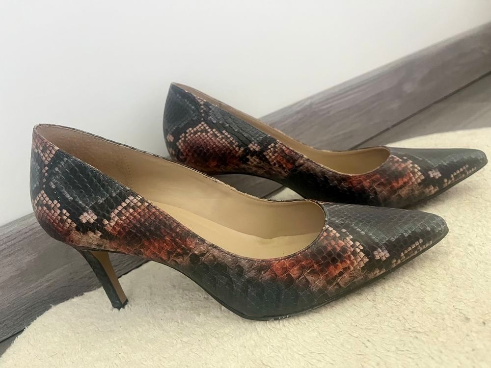 Escarpins python san marina cuir v&eacute;ritable T.37 Chaussures